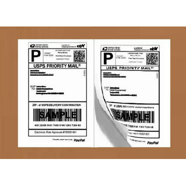 1000 Half Sheet Self Adhesive Shipping Labels for Laser & Inkjet Printers